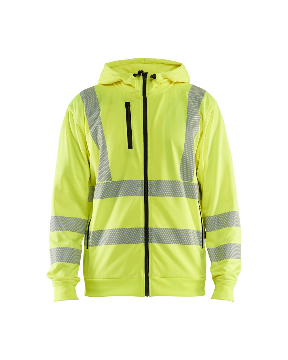 High Vis Kapuzensweater mit Reißverschluss