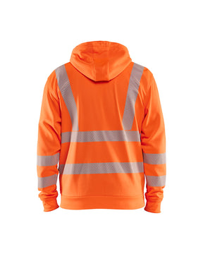 High Vis Kapuzensweater mit Reißverschluss