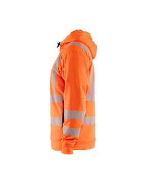 High Vis Kapuzensweater mit Reißverschluss