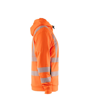 High Vis Kapuzensweater mit Reißverschluss