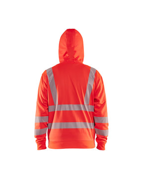 High Vis Kapuzensweater mit Reißverschluss