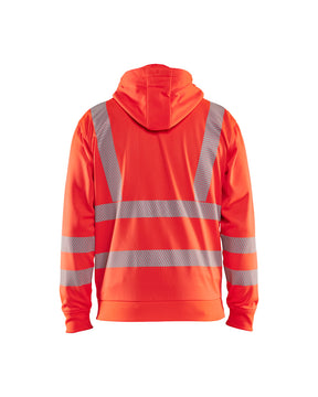 High Vis Kapuzensweater mit Reißverschluss