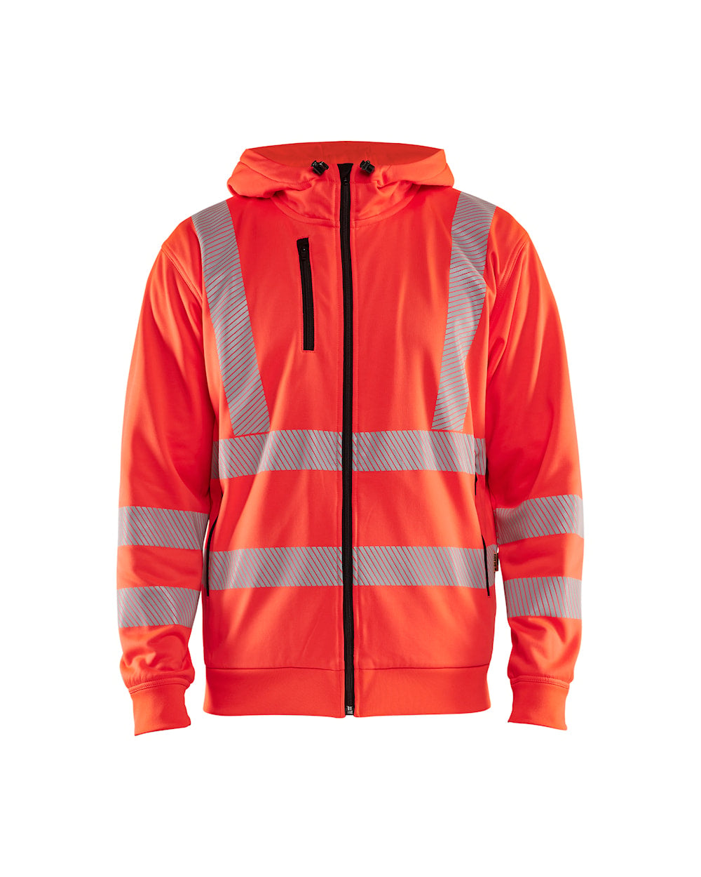 High Vis Kapuzensweater mit Reißverschluss