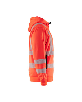 High Vis Kapuzensweater mit Reißverschluss