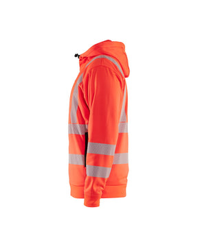 High Vis Kapuzensweater mit Reißverschluss