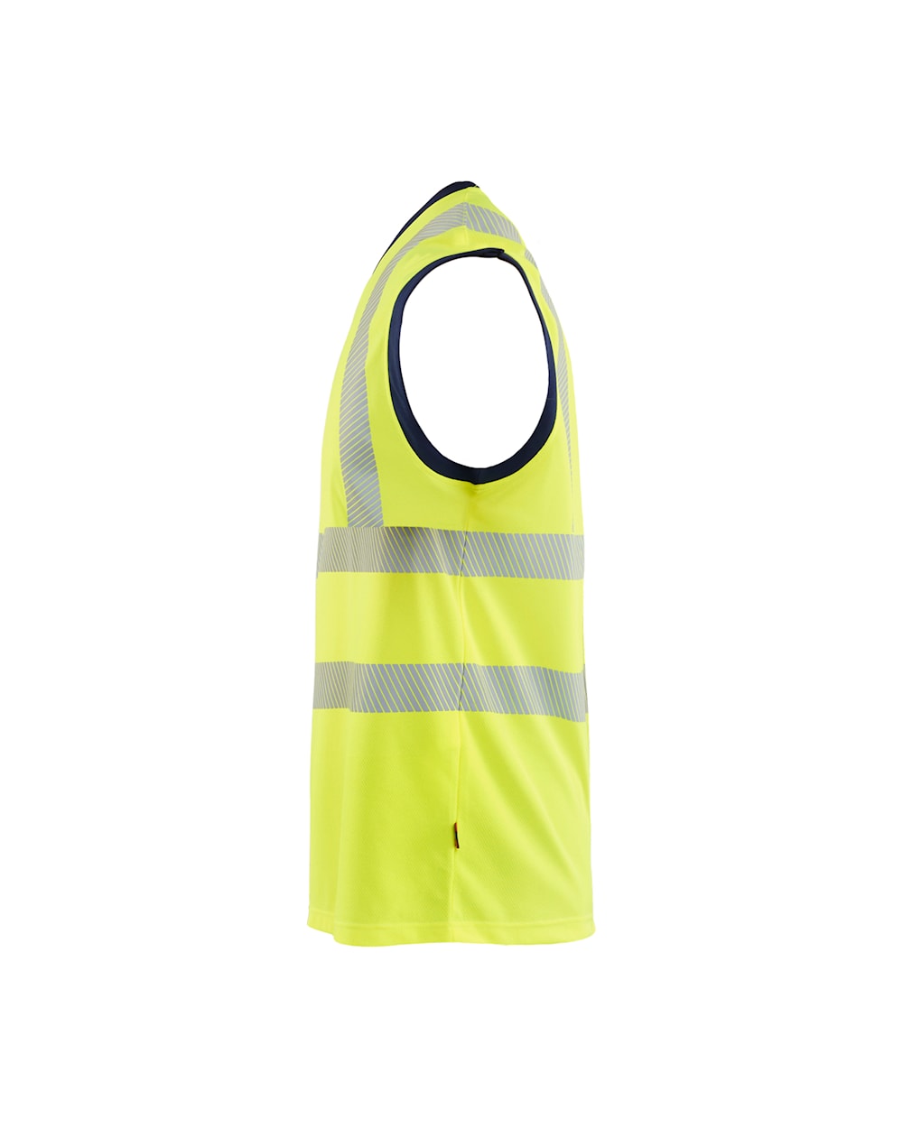 High Vis Tank Top von links in High Vis Gelb / Marineblau