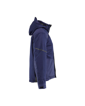 Arbeitsjacke Winter, Marineblau, Seitenansicht rechts